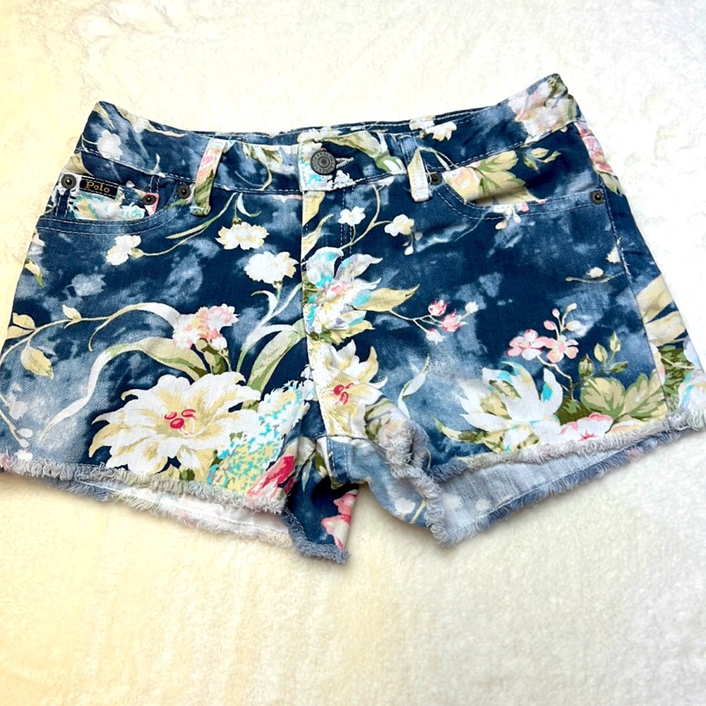 Polo by Ralph Lauren Blue Floral Shorts